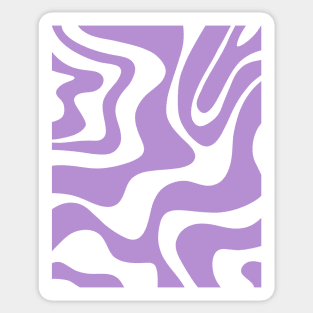 liquid pattern - violet Sticker